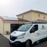 Energielyn camion blanc installateur panneaux solaire à lyon